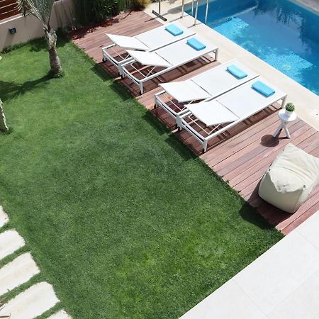 Fos Villa, A Luxe House With Private Heated Pool Galatás エクステリア 写真