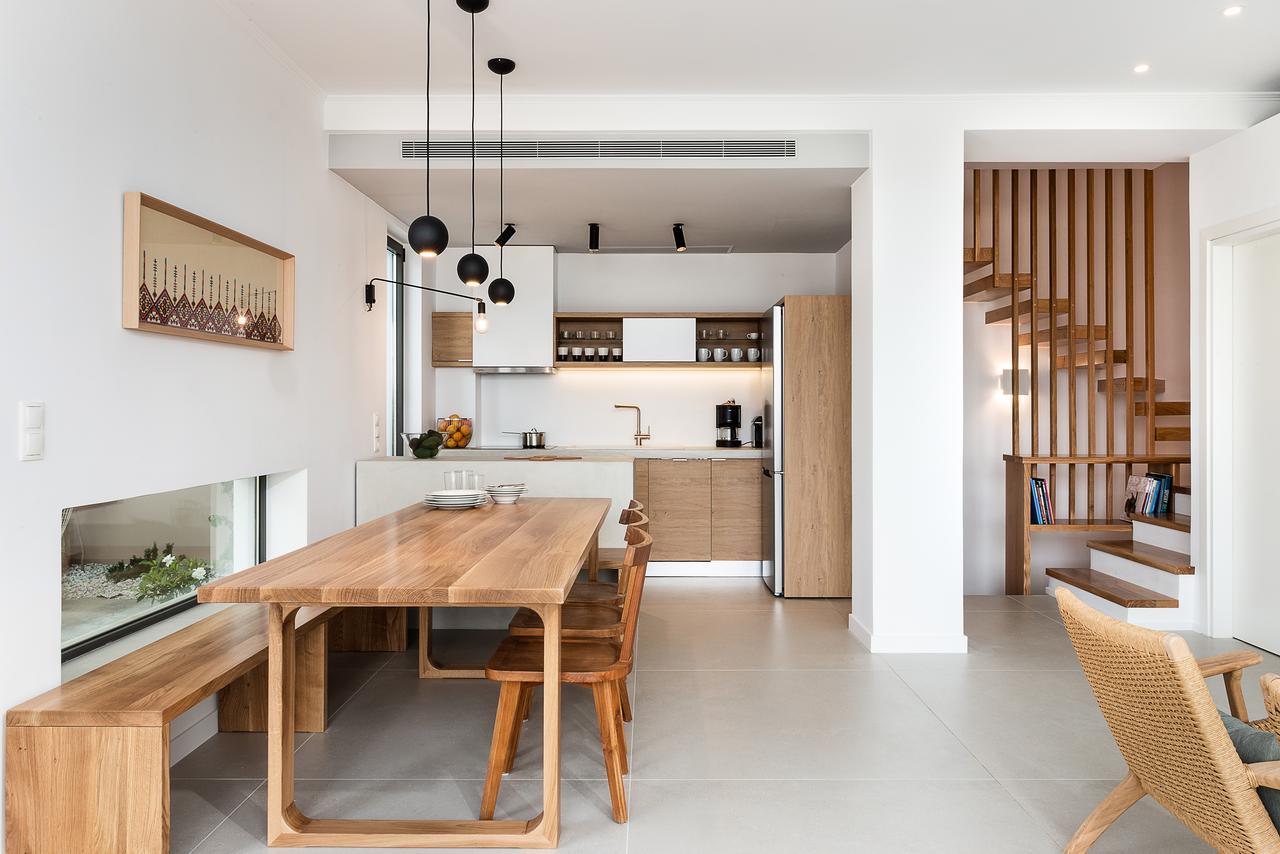 Fos Villa, A Luxe House With Private Heated Pool Galatás エクステリア 写真
