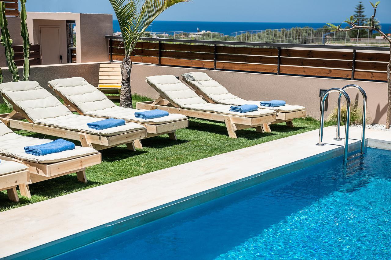 Fos Villa, A Luxe House With Private Heated Pool Galatás エクステリア 写真