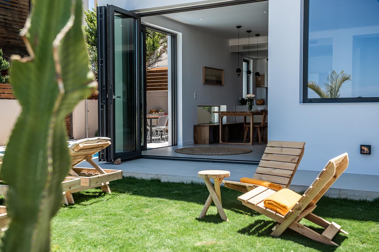 Fos Villa, A Luxe House With Private Heated Pool Galatás エクステリア 写真