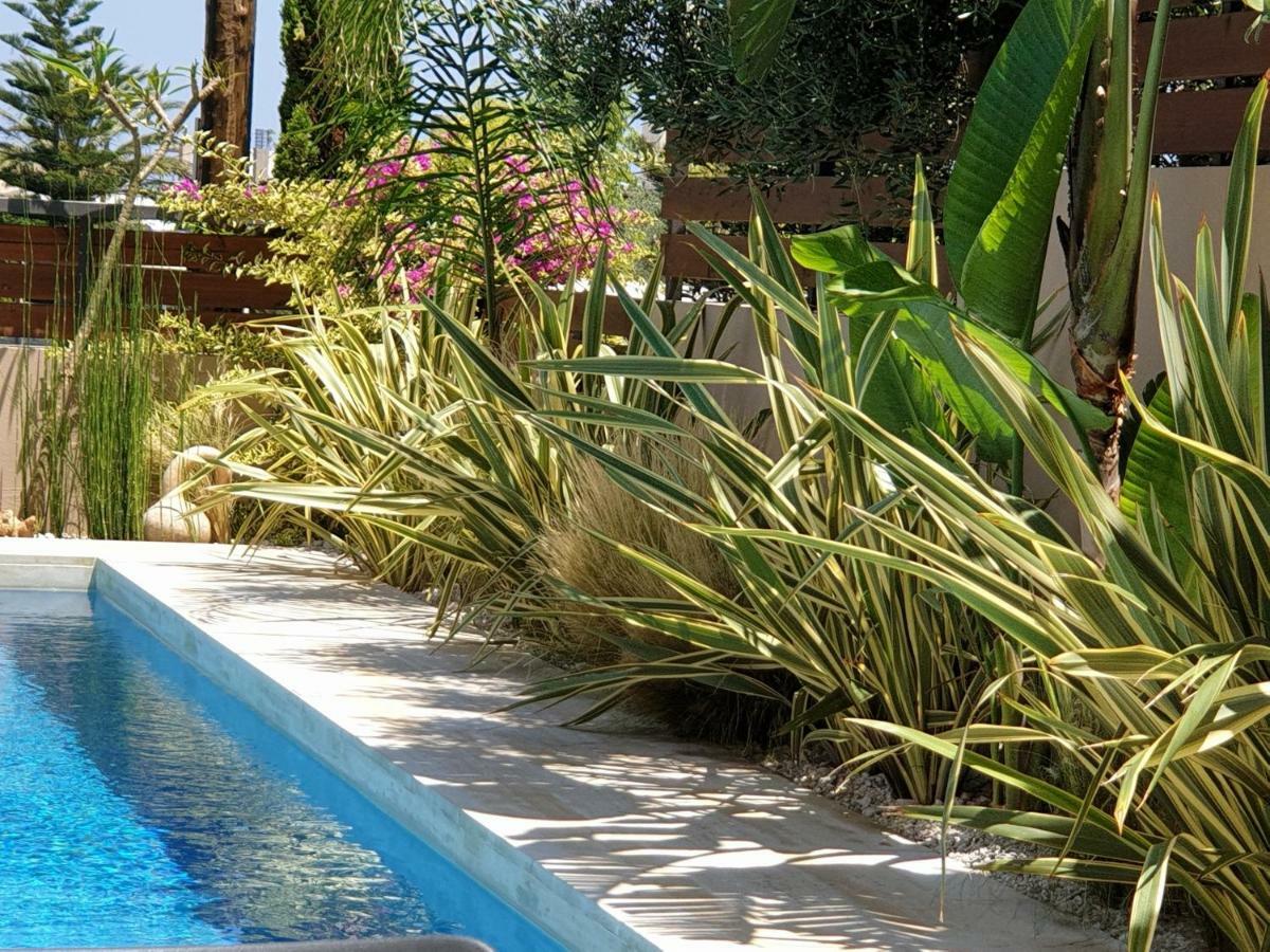 Fos Villa, A Luxe House With Private Heated Pool Galatás エクステリア 写真