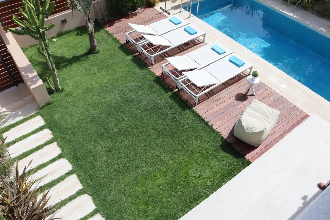 Fos Villa, A Luxe House With Private Heated Pool Galatás エクステリア 写真